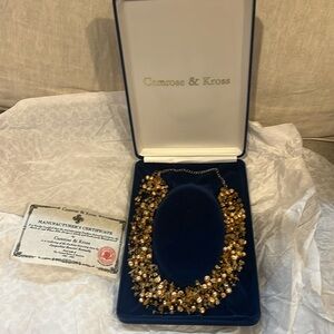 Camrose and Kross beaded pearl necklace